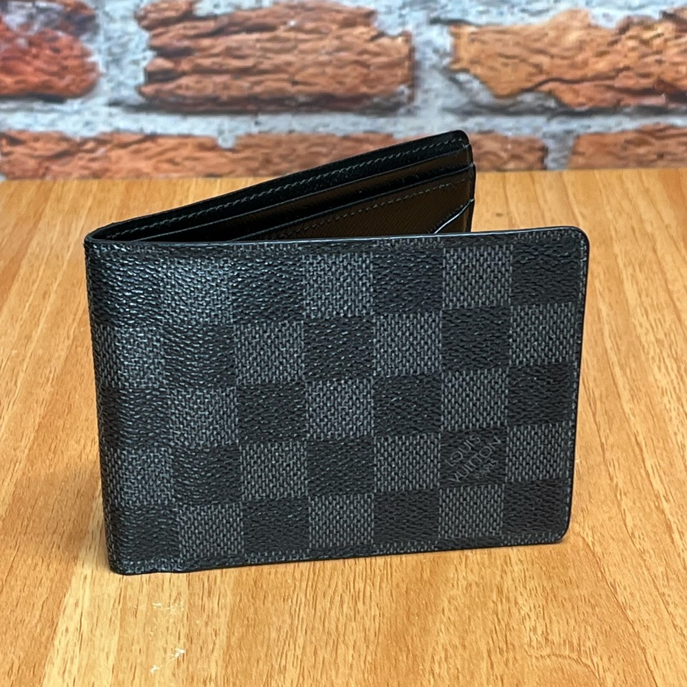 Sold- Louis Vuitton Multiple Wallet Damier Graphite - Picture 2 of 14